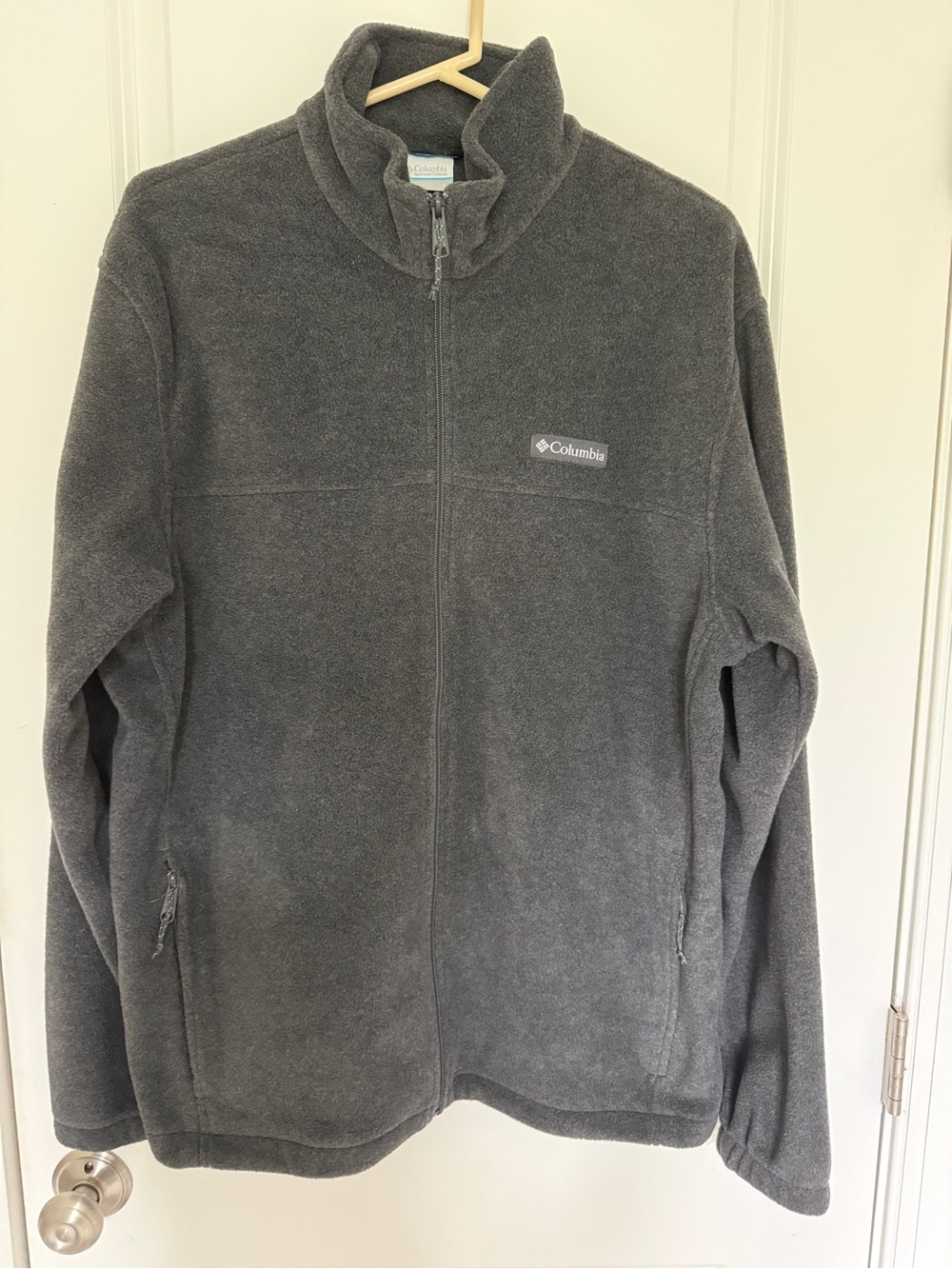 Columbia Gray Fleece Jacket full zip